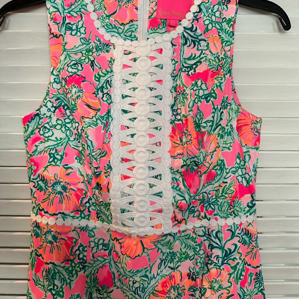 Lilly Pulitzer Ashler Stretch Maxi Dress in Soleil Pink Perfect Poppy - Picture 3 of 7